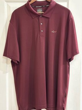 Greg Norman Collection Polo Shirt - Burgundy